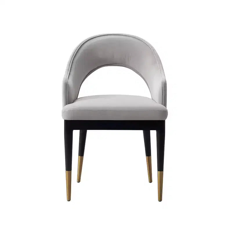 Fauteuil de salle à manger moderne Carrington en velours, par Manhattan Comfort