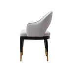 Fauteuil de salle à manger moderne Carrington en velours, par Manhattan Comfort