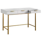 Lifestorey Bureau Russo 3 tiroirs Moderne Chic