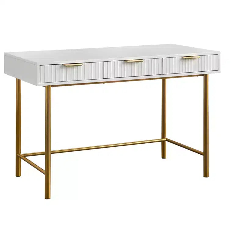 Lifestorey Bureau Russo 3 tiroirs Moderne Chic