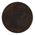 Table d'appoint sculptée en bois "Maison d'Histoires"