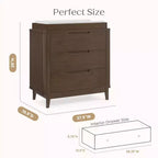 Commode 3 tiroirs Delta Children Noah avec plateau à langer et tiroirs à emboîtement