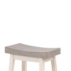 Brassex Lot de 2 tabourets de bar hauteur comptoir Ashanti