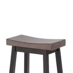 Brassex Lot de 2 tabourets de bar hauteur comptoir Ashanti