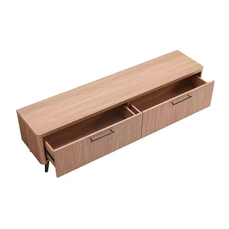 Meuble TV Jodie 68.9 Manhattan Comfort pour téléviseurs jusqu'à 60 po avec 2 tiroirs