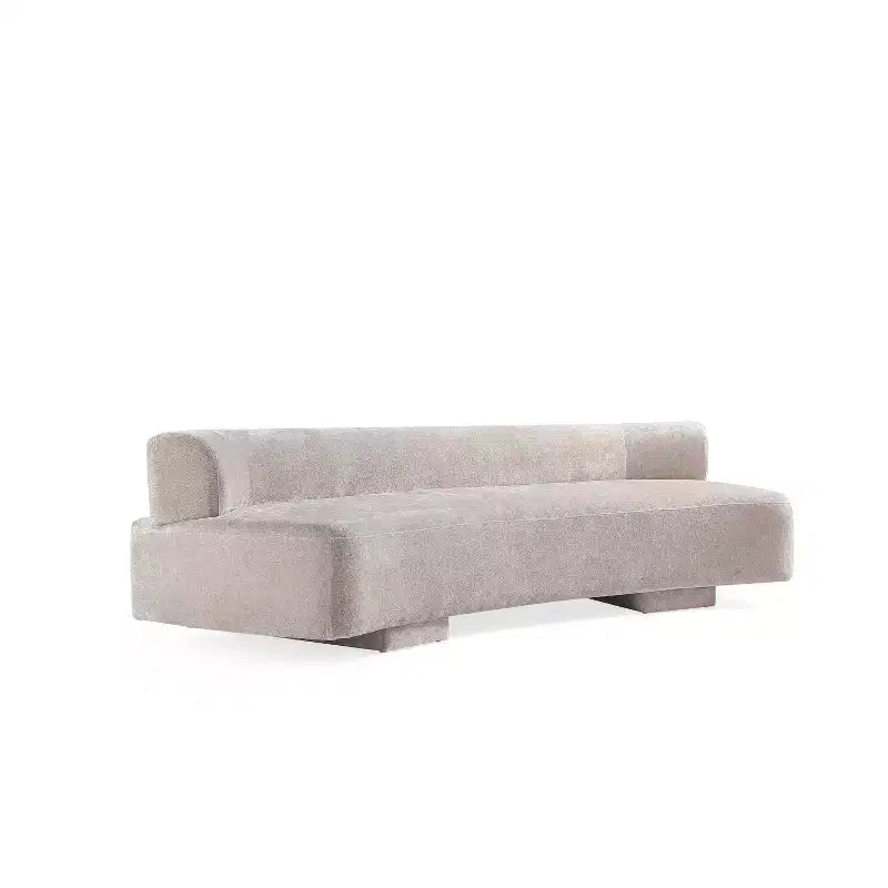 Canapé d'angle Manhattan Comfort Verandah moderne en chenille, 284 cm