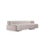 Canapé d'angle Manhattan Comfort Verandah moderne en chenille, 284 cm