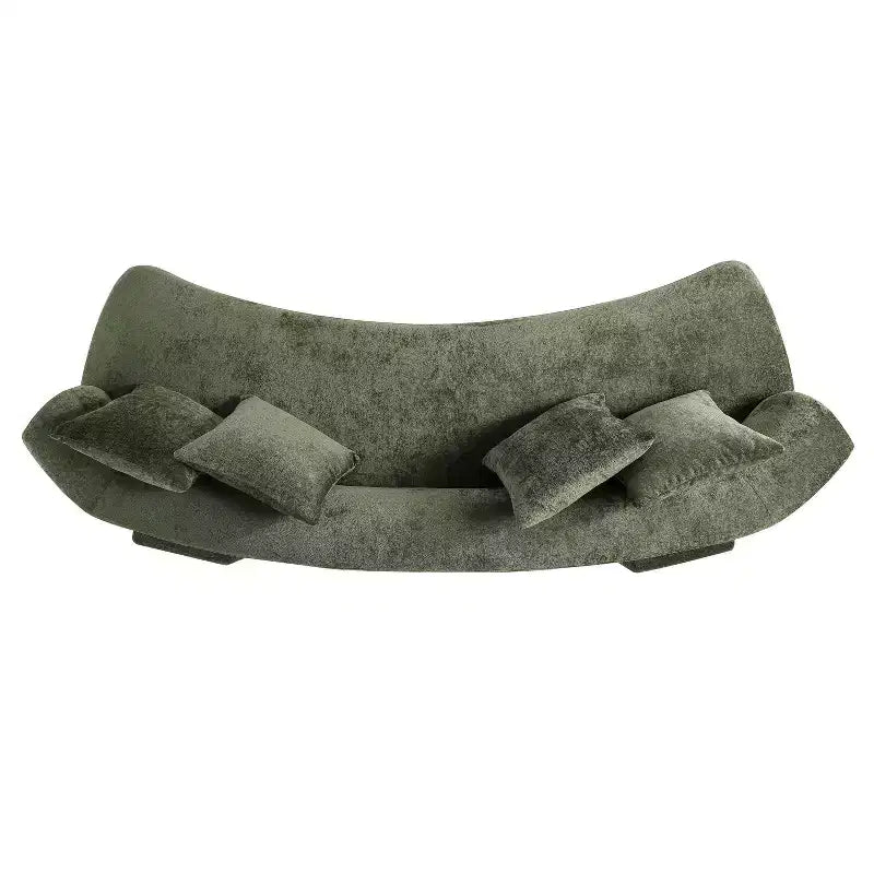 Canapé d'angle Manhattan Comfort Verandah moderne en chenille, 284 cm