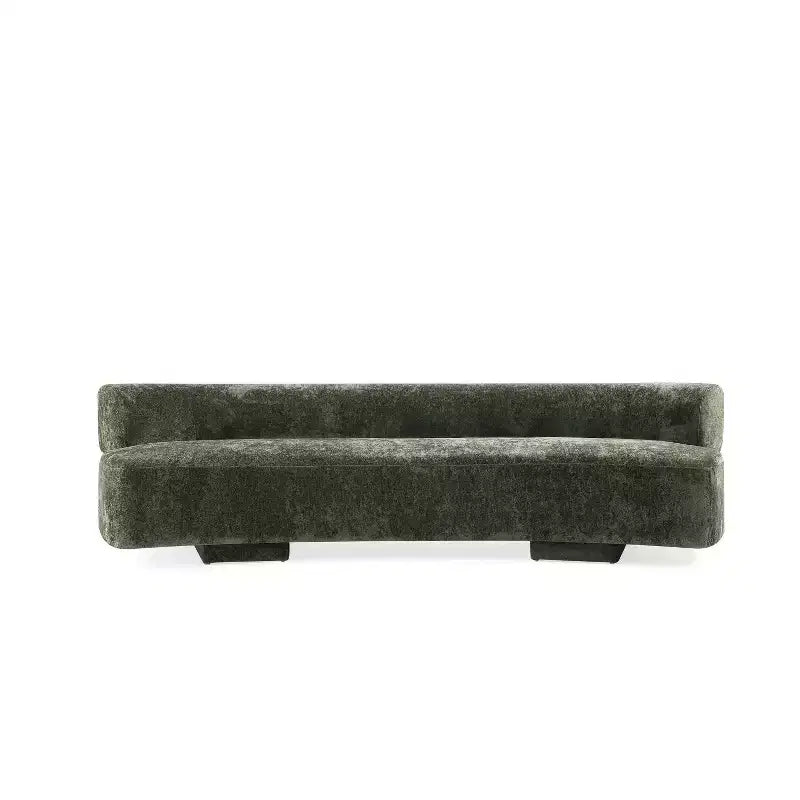 Canapé d'angle Manhattan Comfort Verandah moderne en chenille, 284 cm