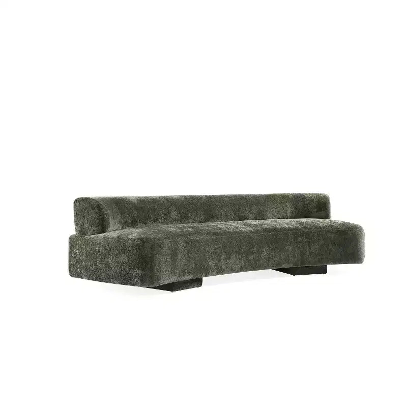 Canapé d'angle Manhattan Comfort Verandah moderne en chenille, 284 cm