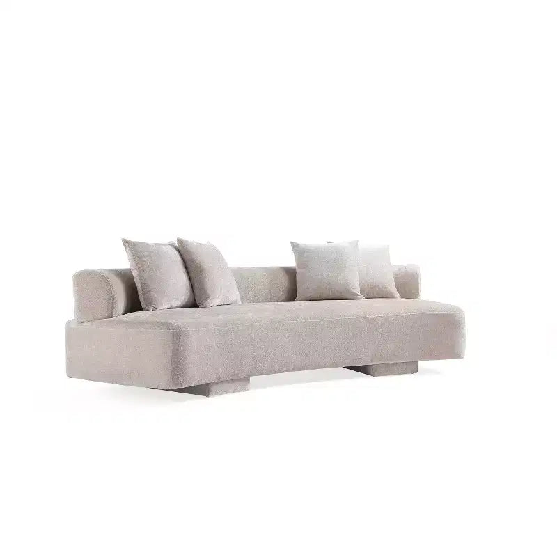 Canapé d'angle Manhattan Comfort Verandah moderne en chenille, 284 cm