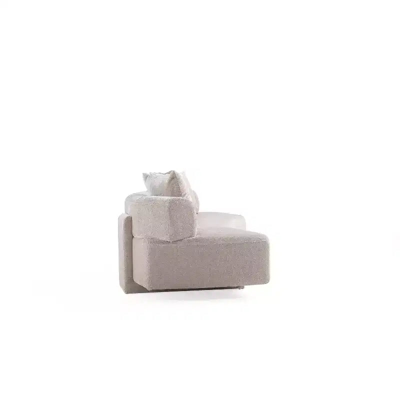 Canapé d'angle Manhattan Comfort Verandah moderne en chenille, 284 cm