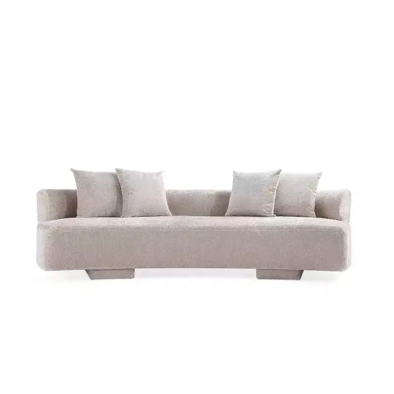 Manhattan Comfort 112" Verandah Modern Chenille Upholstered XL Sofa