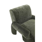 Chaise d'appoint moderne rembourrée en chenille Verandah Manhattan Comfort