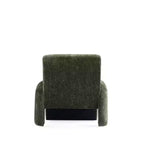 Chaise d'appoint moderne rembourrée en chenille Verandah Manhattan Comfort