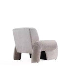 Chaise d'appoint moderne rembourrée en chenille Verandah Manhattan Comfort