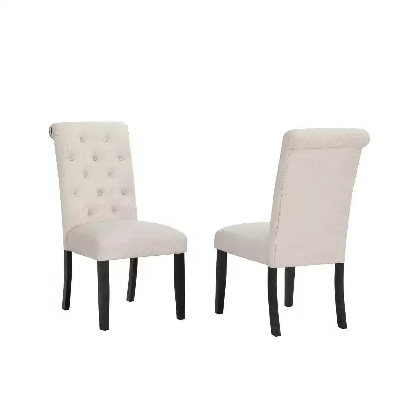 Brassex Lot de 2 chaises de salle à manger Stella