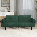 Canapé futon convertible dossier inclinable réglable lit de repos