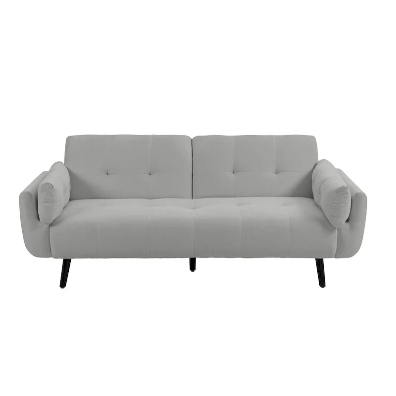 Canapé futon convertible dossier inclinable réglable lit de repos