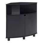 Meuble d'angle d'appoint Oahu miBasics avec lumières LED