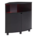 Meuble d'angle d'appoint Oahu miBasics avec lumières LED