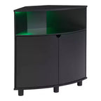 Meuble d'angle d'appoint Oahu miBasics avec lumières LED