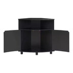 Meuble d'angle d'appoint Oahu miBasics avec lumières LED