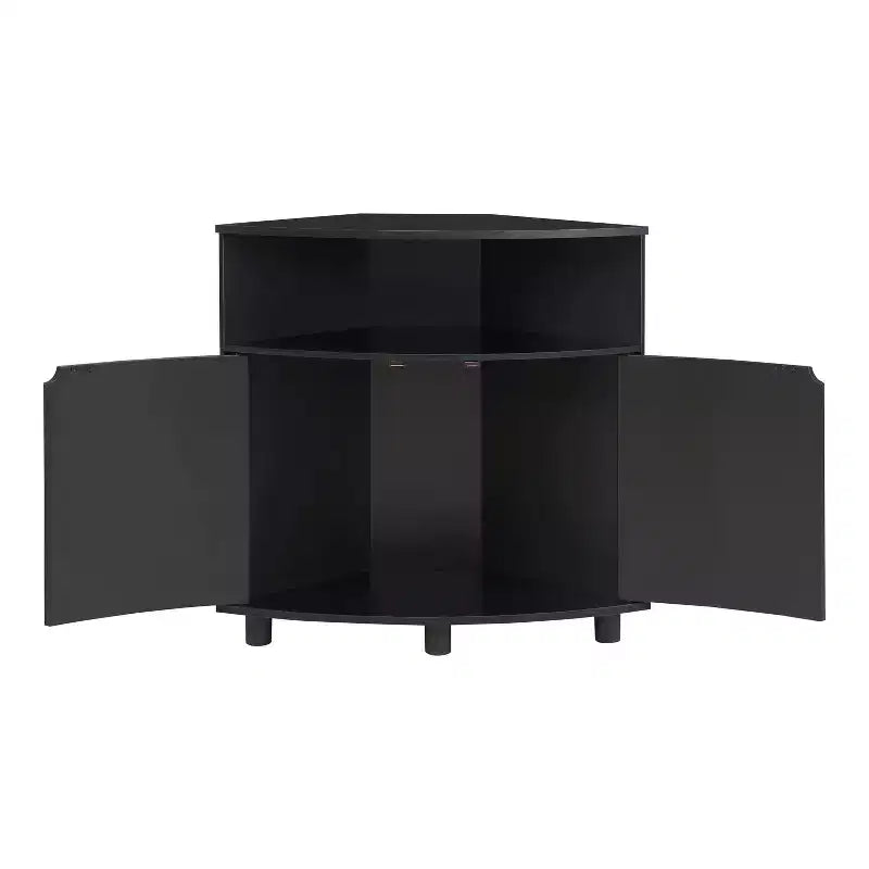Meuble d'angle d'appoint Oahu miBasics avec lumières LED