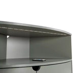 Meuble d'angle d'appoint Oahu miBasics avec lumières LED