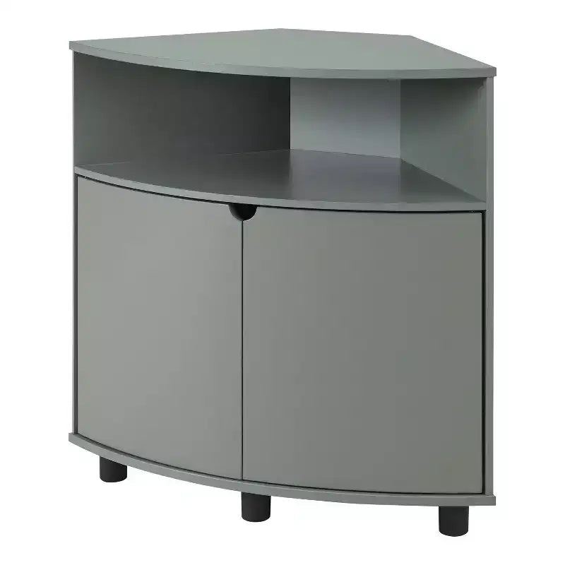 Meuble d'angle d'appoint Oahu miBasics avec lumières LED