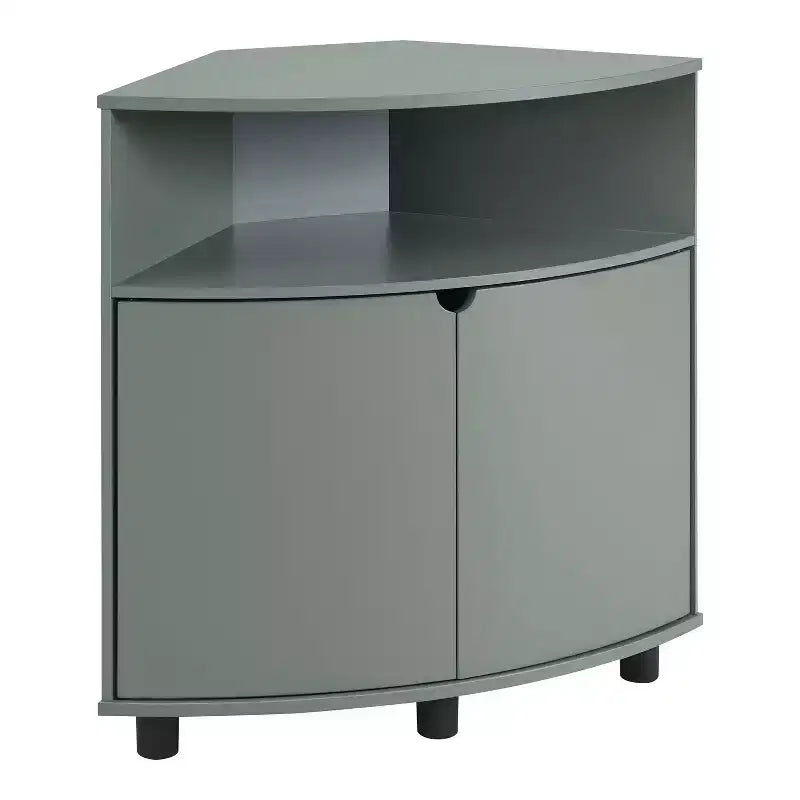Meuble d'angle d'appoint Oahu miBasics avec lumières LED