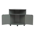 Meuble d'angle d'appoint Oahu miBasics avec lumières LED