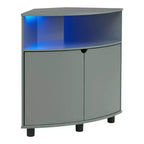 Meuble d'angle d'appoint Oahu miBasics avec lumières LED
