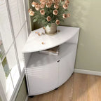 Meuble d'angle d'appoint Oahu miBasics avec lumières LED