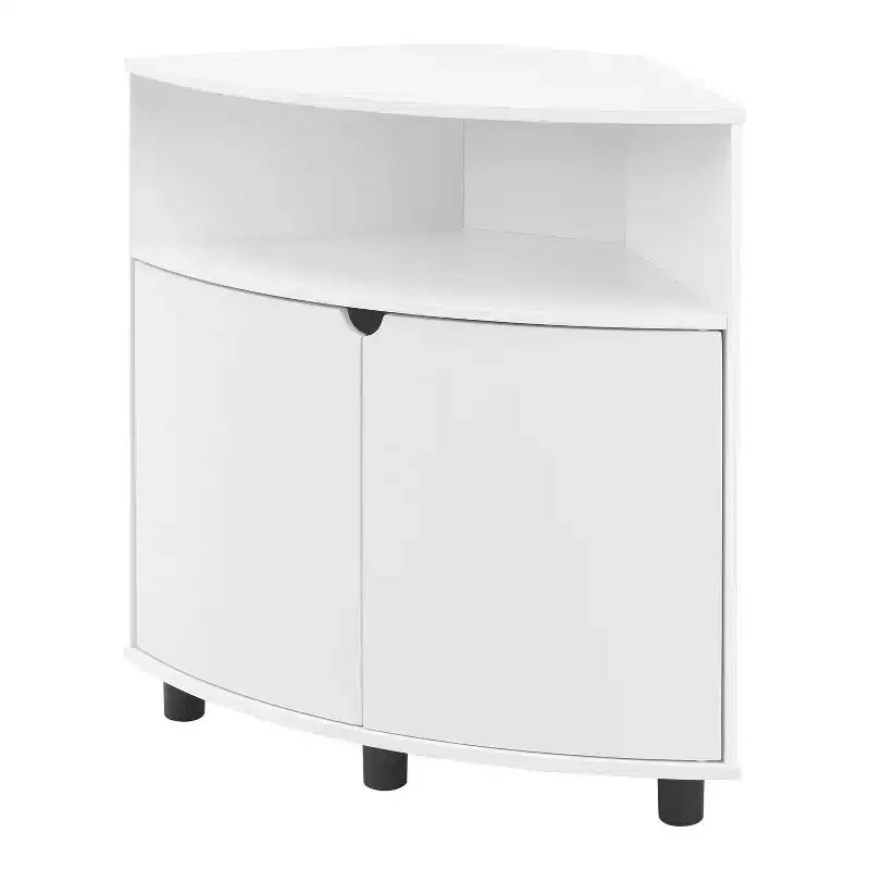 Meuble d'angle d'appoint Oahu miBasics avec lumières LED
