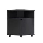 miBasics Oahu Corner Accent Cabinet with Led Lights