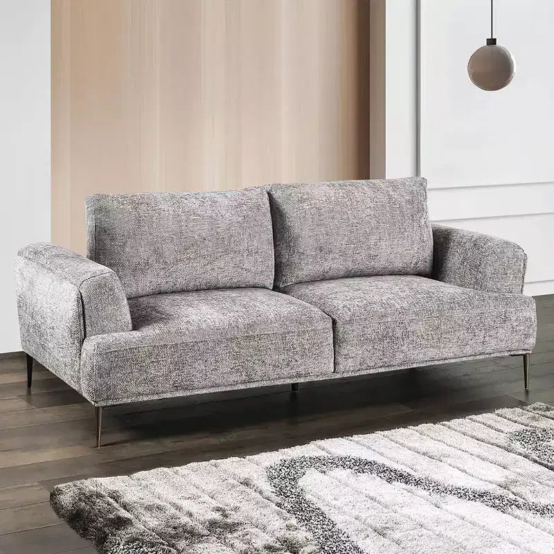 MAISONS : Intérieur + Extérieur Canapé inclinable en chenille Tubera 81" avec coussin d'assise en T et dossier extensible