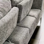 MAISONS : Intérieur + Extérieur Canapé inclinable en chenille Tubera 81" avec coussin d'assise en T et dossier extensible