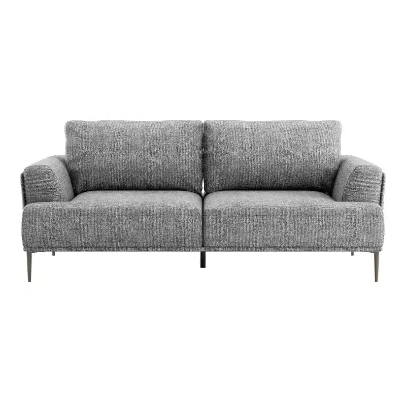 MAISONS : Intérieur + Extérieur Canapé inclinable en chenille Tubera 81" avec coussin d'assise en T et dossier extensible