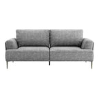 MAISONS : Intérieur + Extérieur Canapé inclinable en chenille Tubera 81" avec coussin d'assise en T et dossier extensible