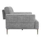 MAISONS : Intérieur + Extérieur Canapé inclinable en chenille Tubera 81" avec coussin d'assise en T et dossier extensible