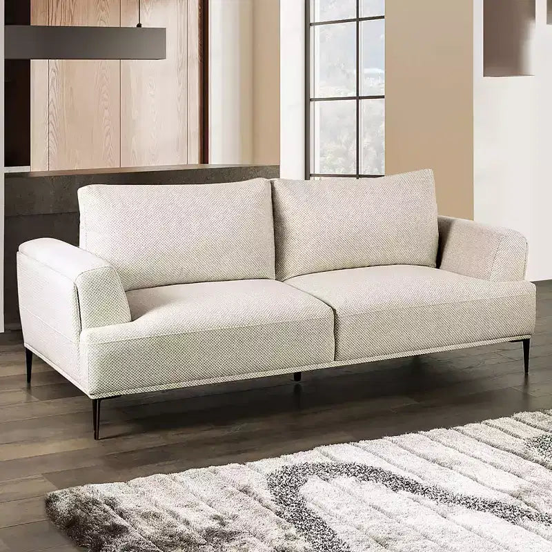 MAISONS : Intérieur + Extérieur Canapé inclinable en chenille Tubera 81" avec coussin d'assise en T et dossier extensible