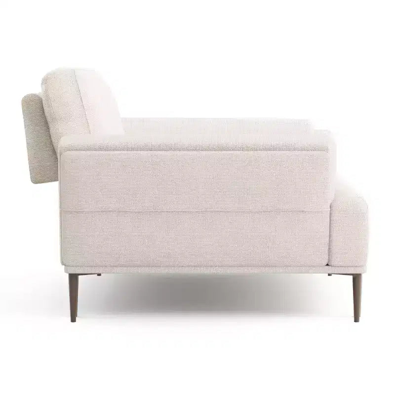 MAISONS : Intérieur + Extérieur Canapé inclinable en chenille Tubera 81" avec coussin d'assise en T et dossier extensible