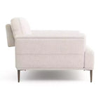 MAISONS : Intérieur + Extérieur Canapé inclinable en chenille Tubera 81" avec coussin d'assise en T et dossier extensible