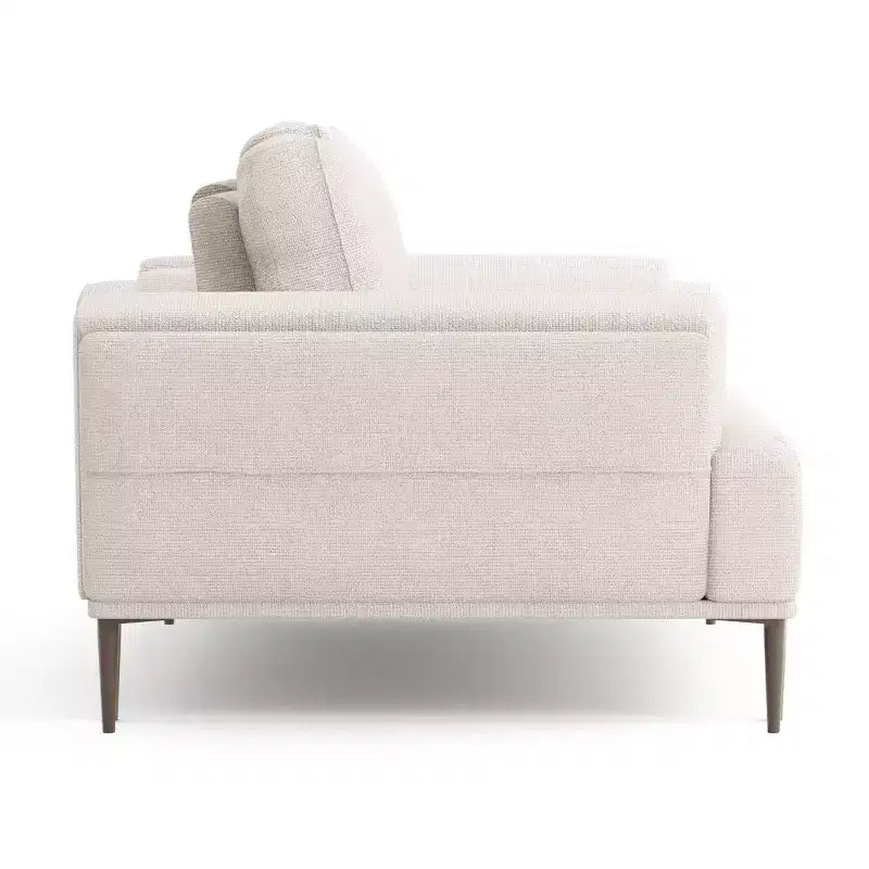 MAISONS : Intérieur + Extérieur Canapé inclinable en chenille Tubera 81" avec coussin d'assise en T et dossier extensible