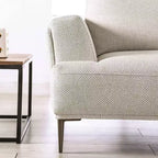 MAISONS : Intérieur + Extérieur Canapé inclinable en chenille Tubera 81" avec coussin d'assise en T et dossier extensible