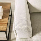 MAISONS : Intérieur + Extérieur Canapé inclinable en chenille Tubera 81" avec coussin d'assise en T et dossier extensible