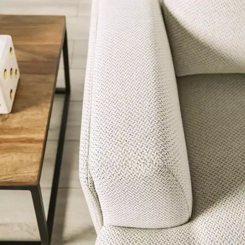 MAISONS : Intérieur + Extérieur Canapé inclinable en chenille Tubera 81" avec coussin d'assise en T et dossier extensible