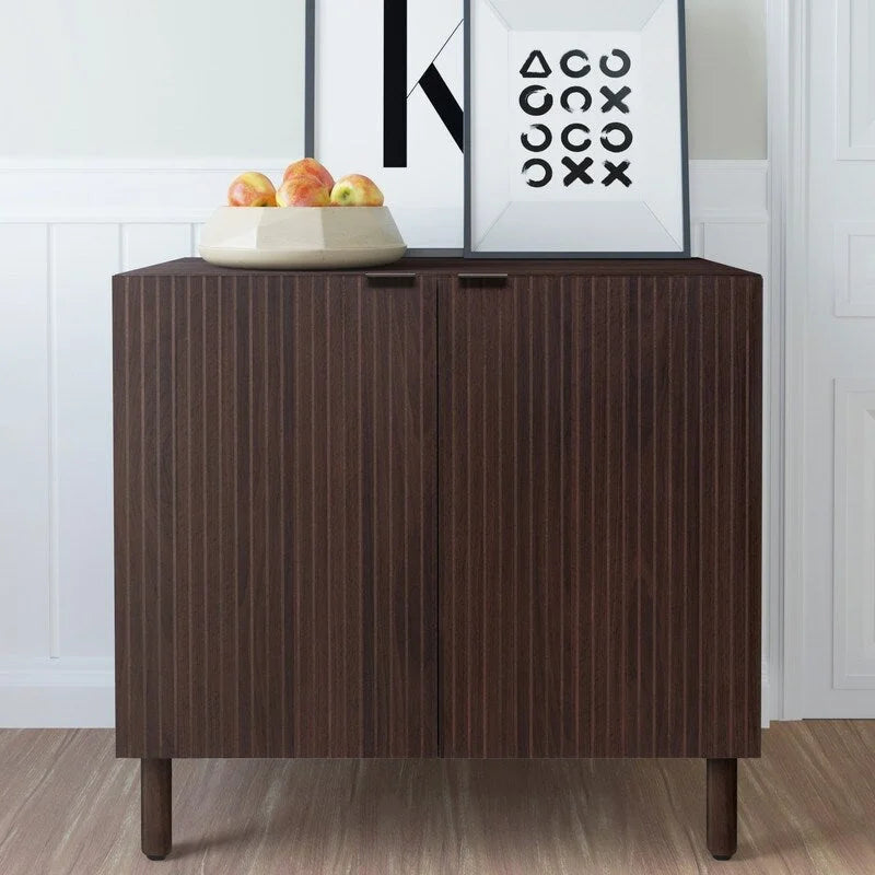 Merk Walnut Cabinet 2 Door