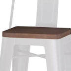 Lot de 2 tabourets de bar Josephine de 30 po en métal et bois à hauteur de comptoir - WyndenHall : Hauteur fixe
